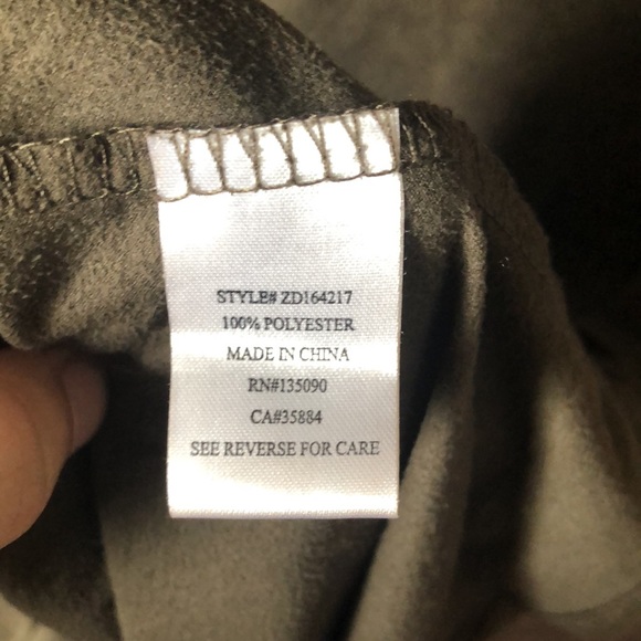 Z-Supply T-Shirt style casual dress faux suede M - Picture 9 of 10